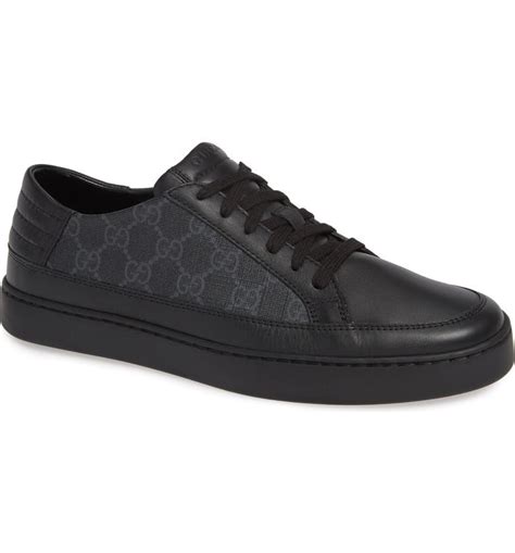 gucci common low top sneaker nero|Gucci sneakers size 8 price.